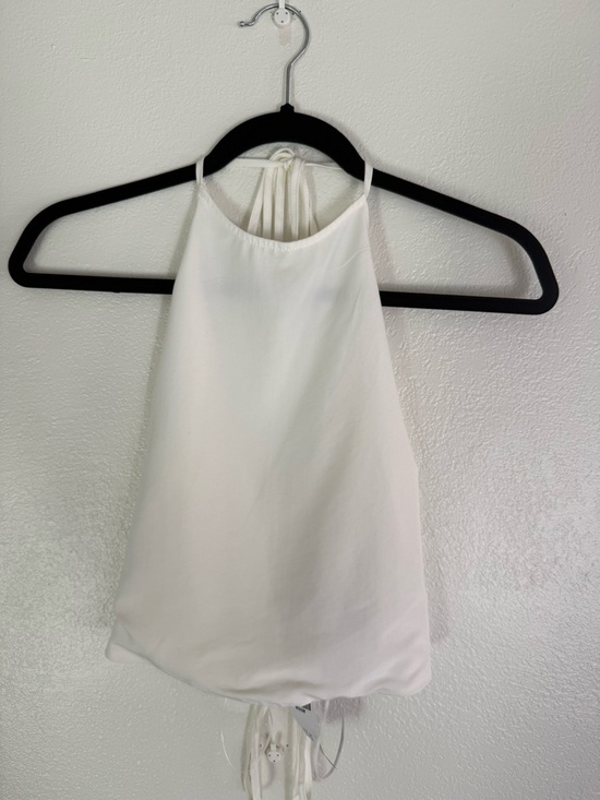 Abercrombie & Fitch Tops - Abercrombie & Fitch White Halter Camisole Size M